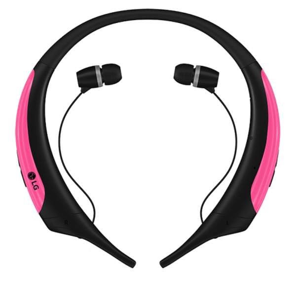 LG Tone Active HBS-850 Wireless Bluetooth Neckband In-Ear Earphone - Pink LG Tone Active HBS-850 Wireless Bluetooth Neckband In-Ear Earphone - Pink