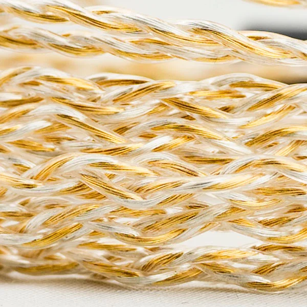NocturnaL Audio Asteria Trimetal (Celestial Series) 4-conductor Silver+Gold Plated Copper Custom Cable