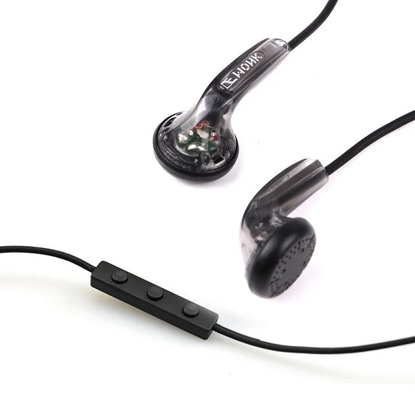 VE MONK Plus On-ear Earbud with Mic - Smoke