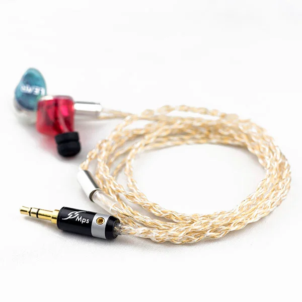 NocturnaL Audio Asteria Trimetal (Celestial Series) 4-conductor Silver+Gold Plated Copper Custom Cable