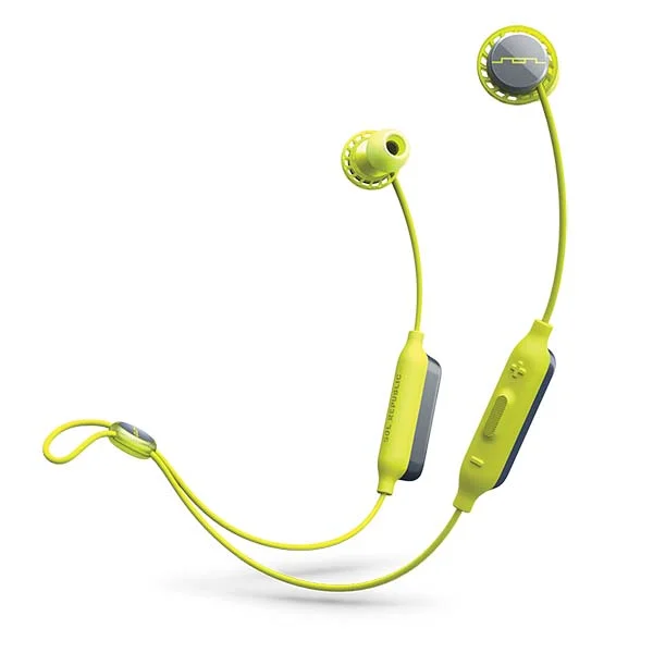 SOL Republic Relays Sport Wireless Bluetooth In-Ear Earphone with Mic - Lemon Lime