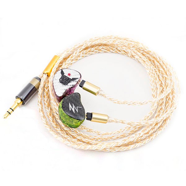 NocturnaL Audio Asteria Trimetal (Celestial Series) 8-conductor Silver+Gold Plated Copper Custom Cable NocturnaL Audio Asteria Trimetal (Celestial Series) 8-conductor Silver+Gold Plated Copper Custom Cable