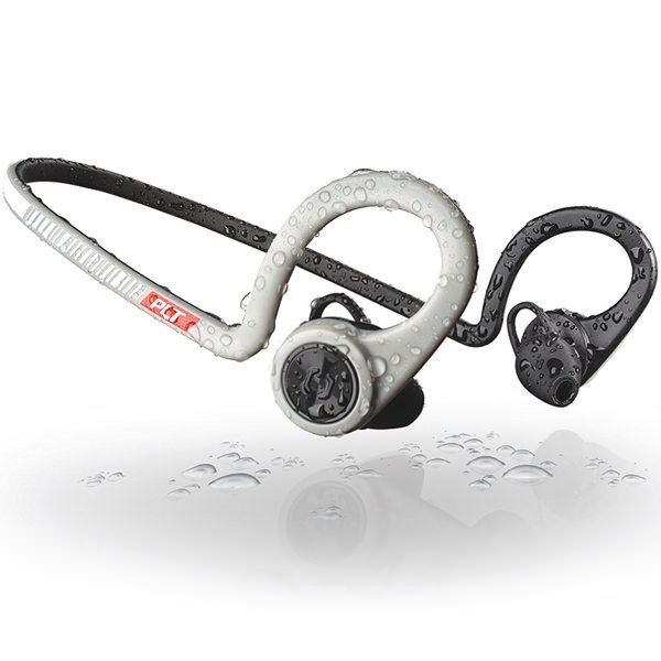 Plantronics Backbeat Fit Waterproof Neckband Wireless Bluetooth In-Ear Earphone with Mic - Sport Grey