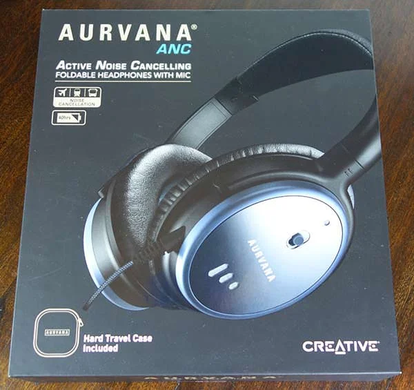Creative Aurvana ANC Noise-Cancelling Over-the-Ear Headphone with Mic