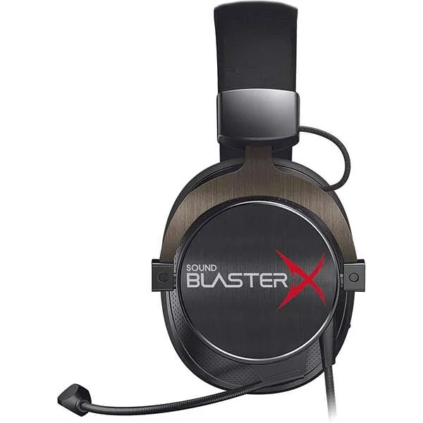 Creative Sound BlasterX H5 Over-the-Ear Headset with Mic - Black