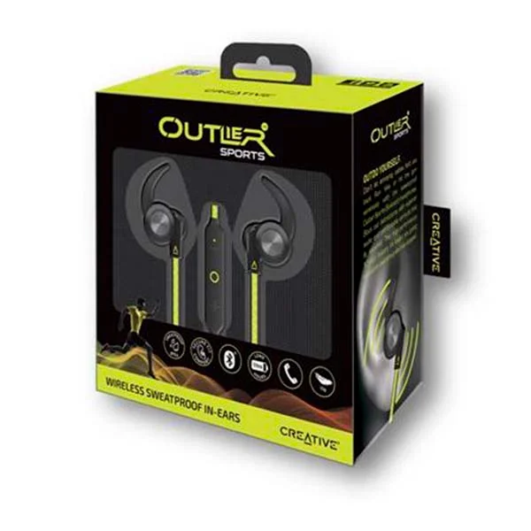 Creative Outlier Sports Wireless Bluetooth In-Ear Earphone - Green