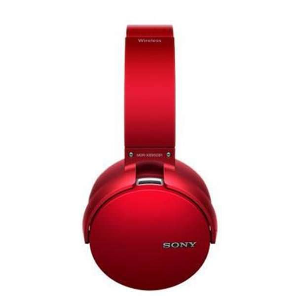 Sony MDR-XB950B1 Wireless Bluetooth Over-the-Ear Headphone - Red