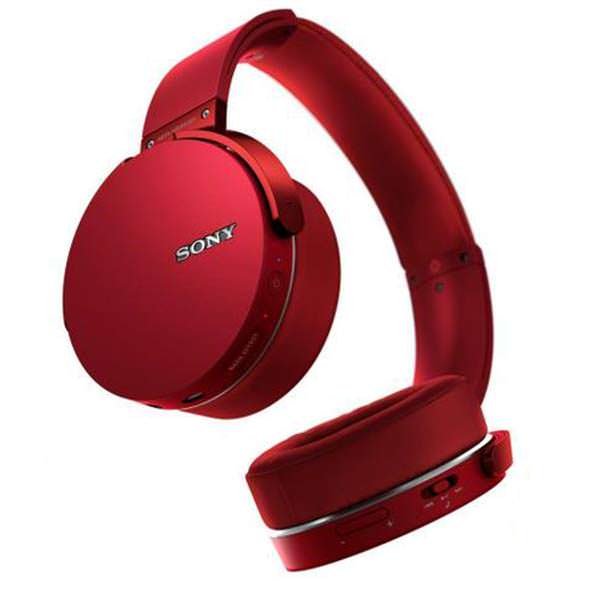 Sony MDR-XB950B1 Wireless Bluetooth Over-the-Ear Headphone - Red
