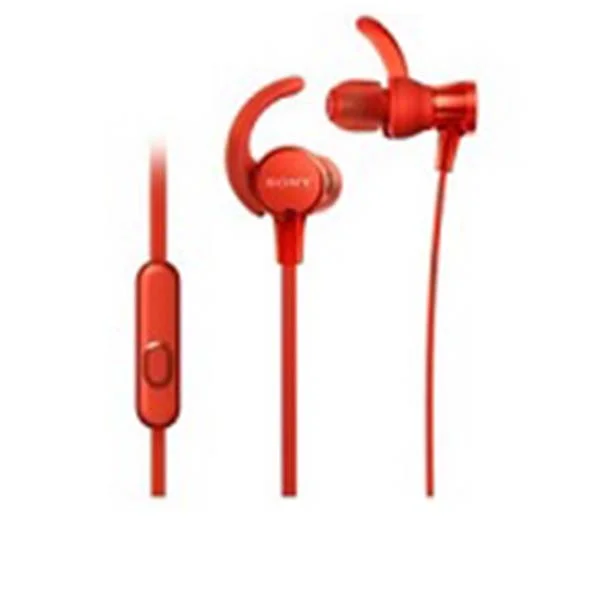 Sony MDR-XB510AS In-Ear Earphone with Mic - Red