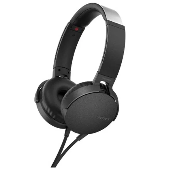 Sony MDR-XB550AP On-Ear Headphone with Mic - Black