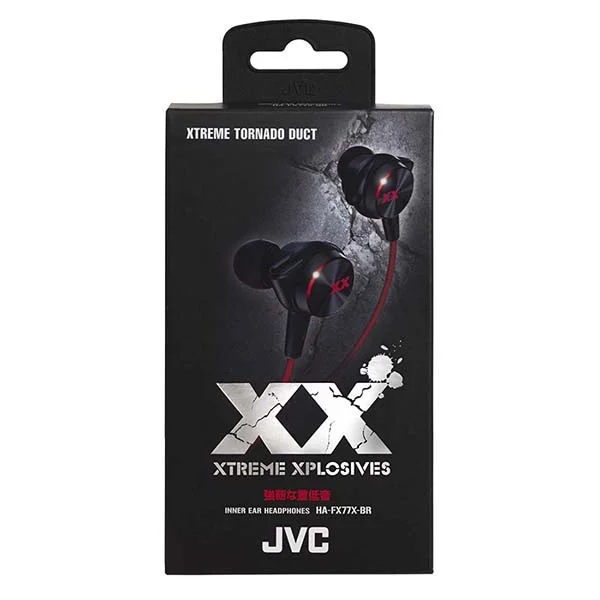 JVC HA-FX77X In-Ear Earphone - Black