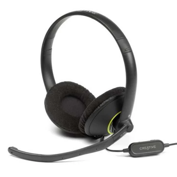 Creative HS-450 Over-Ear Gaming Headphone with Mic - Black