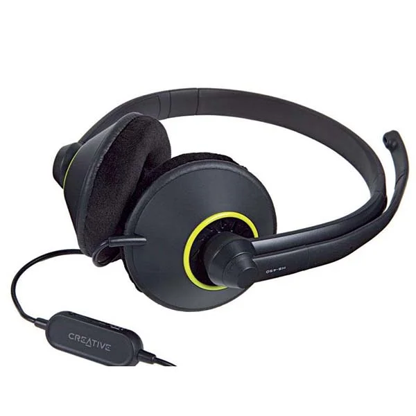 Creative HS-450 Over-Ear Gaming Headphone with Mic - Black