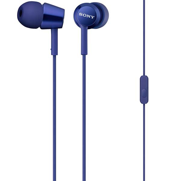 Sony MDR-EX150AP In-Ear Earphone with Mic - Blue Sony MDR-EX150AP In-Ear Earphone with Mic - Blue