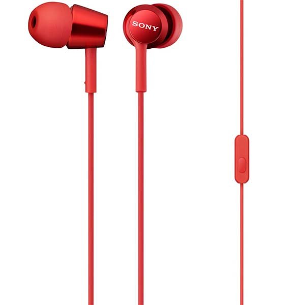 Sony MDR-EX150AP In-Ear Earphone with Mic - Red Sony MDR-EX150AP In-Ear Earphone with Mic - Red