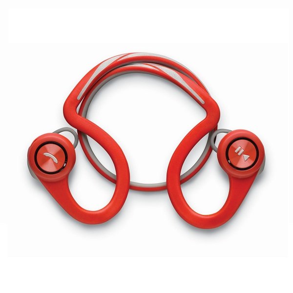 Plantronics Backbeat Fit Waterproof Neckband Wireless Bluetooth In-Ear Earphone with Mic - Lava Red