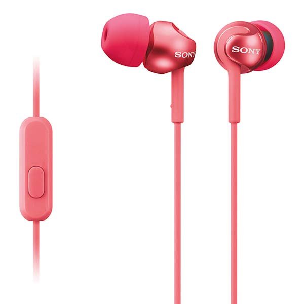 Sony MDR-EX110AP In-Ear Earphone with Mic - Pink Sony MDR-EX110AP In-Ear Earphone with Mic - Pink