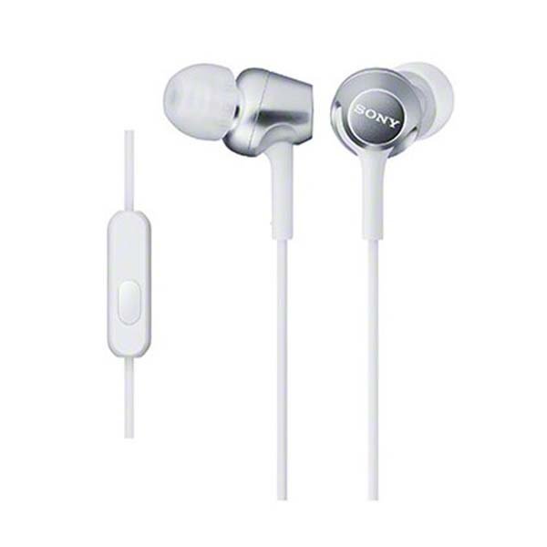 Sony MDR-EX250AP In-Ear Earphone with Mic - White Sony MDR-EX250AP In-Ear Earphone with Mic - White