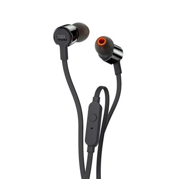 JBL T210 In-Ear Earphone with Mic - Black