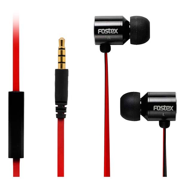 Fostex TE03B In-Ear Earphone with Mic - Black Fostex TE03B In-Ear Earphone with Mic - Black