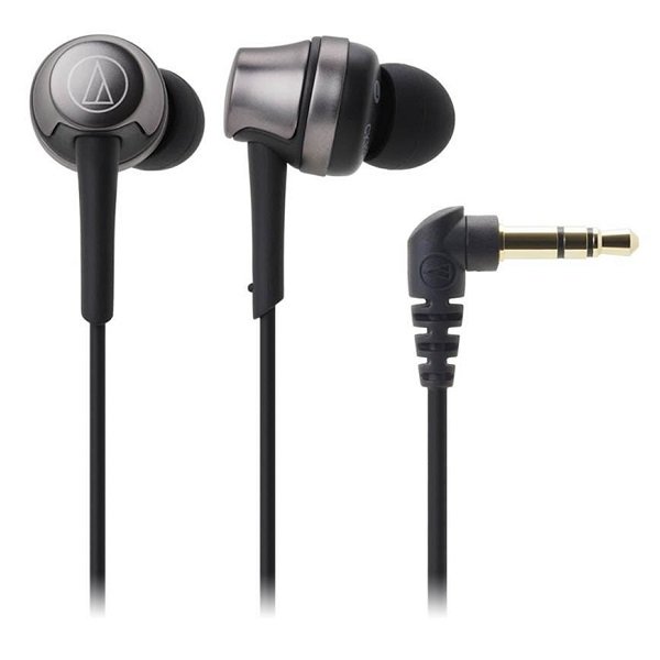Audio-Technica ATH-CKR50iS In-Ear Earphone with Mic - Steel Black Audio-Technica ATH-CKR50iS In-Ear Earphone with Mic - Steel Black