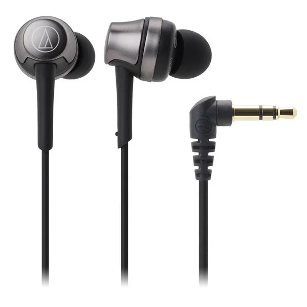 Audio-Technica ATH-CKR50iS In-Ear Earphone with Mic - Steel Black
