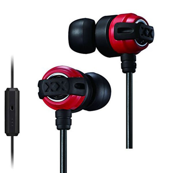 JVC HA-FX11XM In-Ear Earphone with Mic - Red Black 
