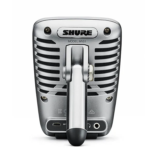 Shure MOTIV™ MV51 Digital Large-diaphragm Lightning/USB Condenser Microphone