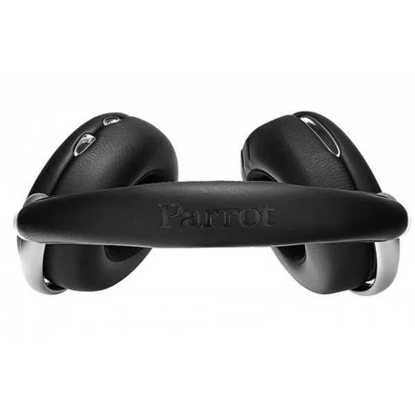 Parrot Zik 3 Wireless Bluetooth Noise-Cancelling Over-Ear Headphone with Mic - Black Leather Grain
