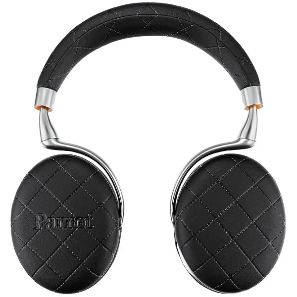 Parrot Zik 3 Wireless Bluetooth Noise-Cancelling Over-Ear Headphone with Mic - Black Overstitched