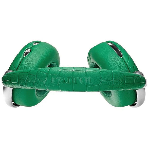 Parrot Zik 3 Wireless Bluetooth Noise-Cancelling Over-Ear Headphone with Mic - Emerald Green Crocodile