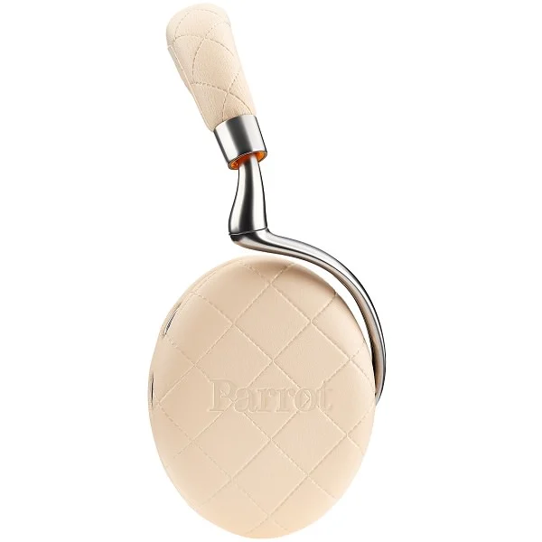 Parrot Zik 3 Wireless Bluetooth Noise-Cancelling Over-Ear Headphone with Mic - Ivory Overstitched