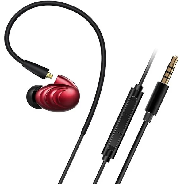 FiiO F9 3-Driver Hybrid In-Ear Earphone with Mic - Red (EX-DEMO)