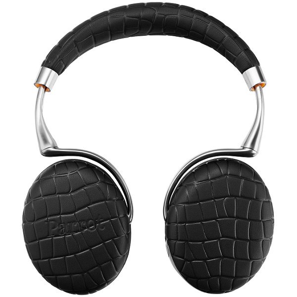 Parrot Zik 3 Wireless Bluetooth Noise-Cancelling Over-Ear Headphone with Mic - Black Crocodile