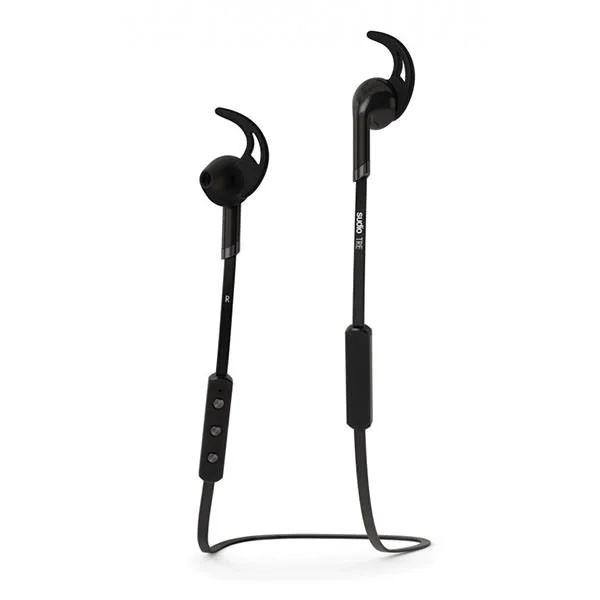 Sudio Tre Wireless Bluetooth On-Ear Earbud with Mic - Black