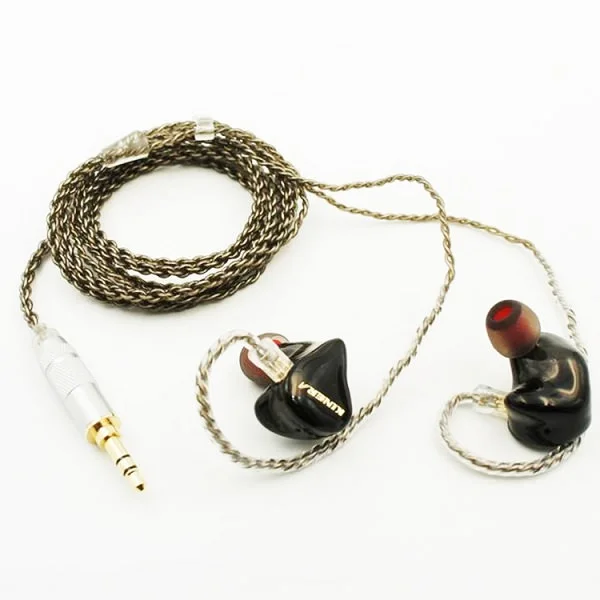 Kinera H3 3-Driver Hybrid In-Ear Earphone - Smoke Black