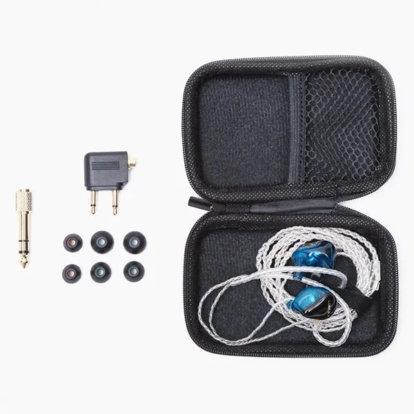 Kinera H3 3-Driver Hybrid In-Ear Earphone - Blue