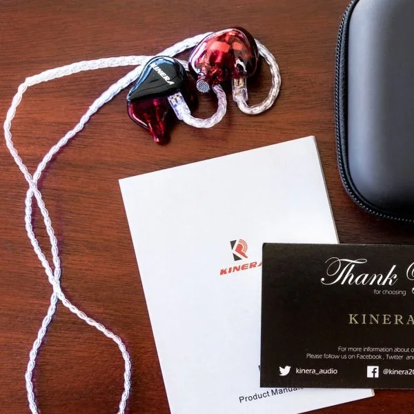 Kinera H3 3-Driver Hybrid In-Ear Earphone - Red