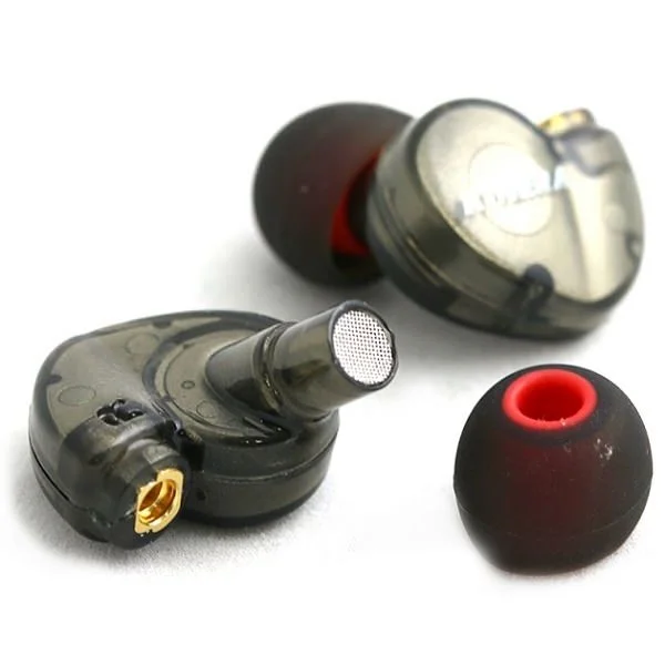 Kinera BD005 2-Driver Hybrid In-Ear Earphone with Mic - Smoke Black