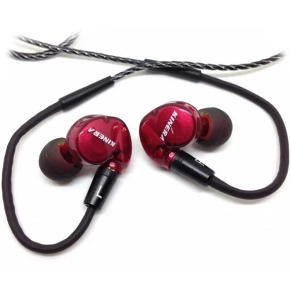 Kinera BD005 2-Driver Hybrid In-Ear Earphone with Mic - Red [Display Set]
