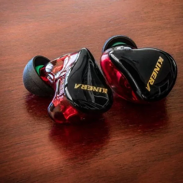 Kinera H3 3-Driver Hybrid In-Ear Earphone - Red