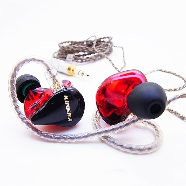 Kinera H3 3-Driver Hybrid In-Ear Earphone - Red Kinera H3 3-Driver Hybrid In-Ear Earphone - Red