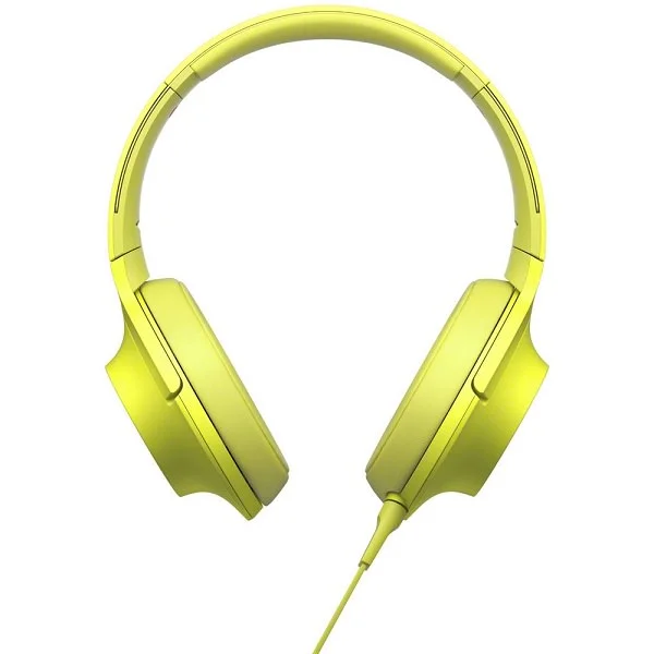 Sony MDR-100AAP Over-Ear Headphone with Mic - Lime Yellow