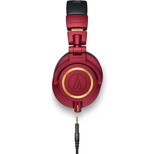 Audio-Technica ATH-M50xRD Professional Studio Monitoring Over-Ear Headphone - Red [Limited Edition]