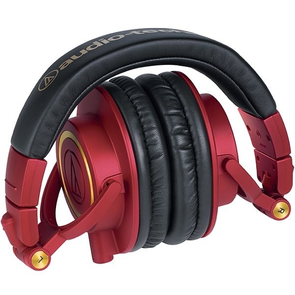 Audio-Technica ATH-M50xRD Professional Studio Monitoring Over-Ear Headphone - Red [Limited Edition]