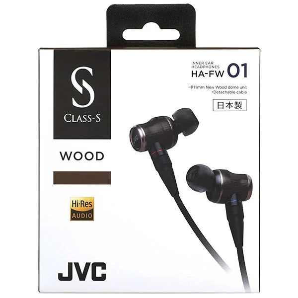 JVC HA-FW01 WOOD 01 In-Ear Earphone