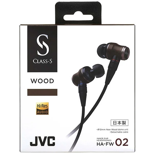 JVC HA-FW02 WOOD 02 In-Ear Earphone