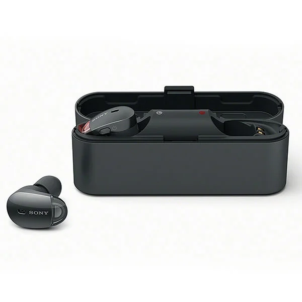Sony WF-1000X True Wireless Bluetooth Noise-Cancelling In-Ear Earphone with Mic - Black