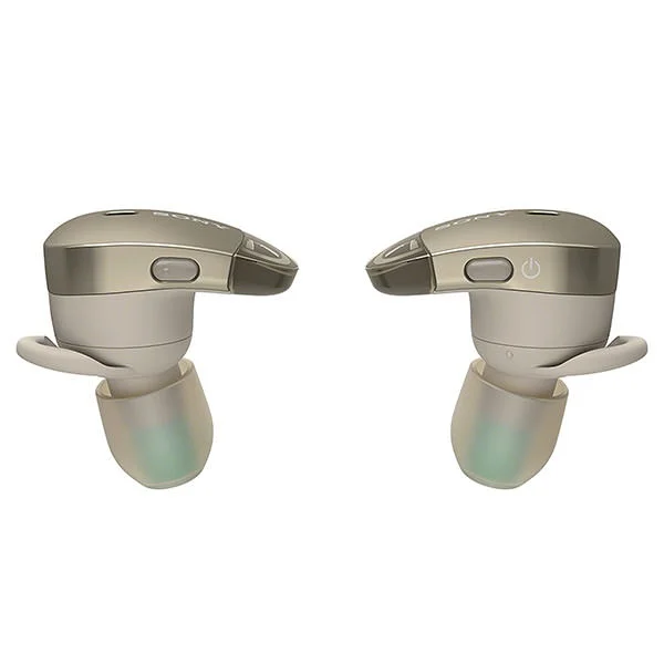 Sony WF-1000X True Wireless Bluetooth Noise-Cancelling In-Ear Earphone with Mic - Gold