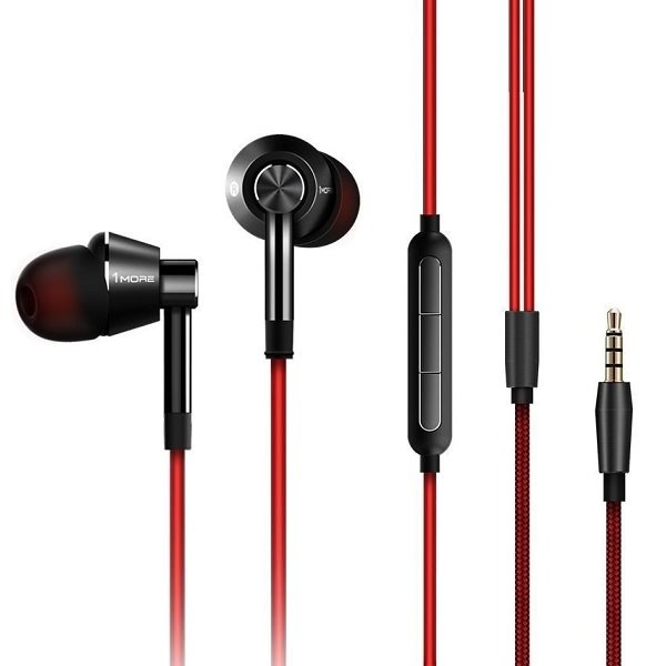 1MORE 1M301 Piston Single Driver In-Ear Earphone with Mic - Black 